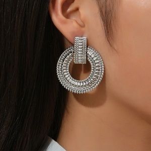 Silver plated earrings